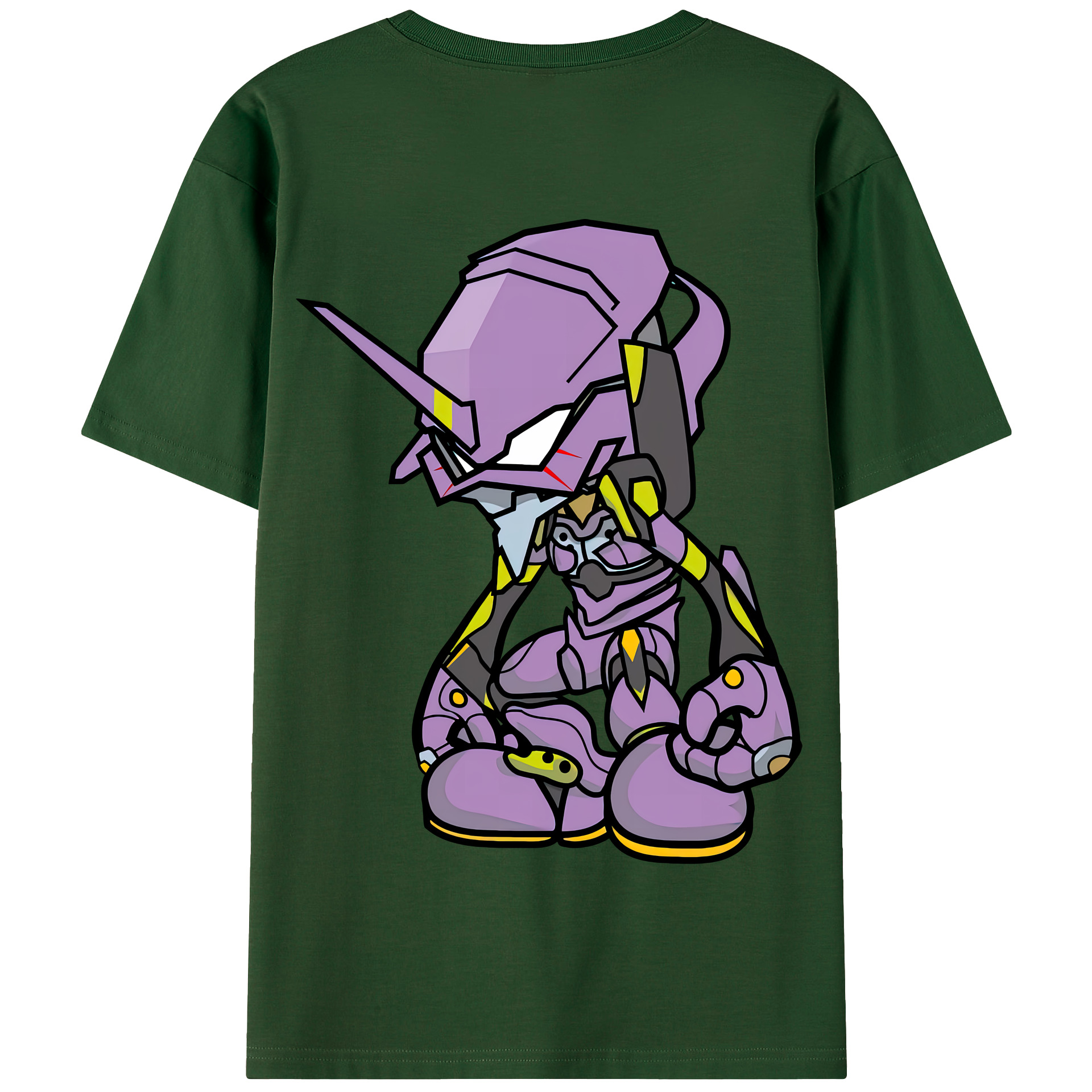 （画像用） EVA 新世紀エヴァンゲリオン 綿100％半袖Tシャツ（背面プリント）
